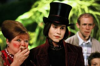 Willy Wonka par Johnny Depp dans Charlie et la chocolaterie