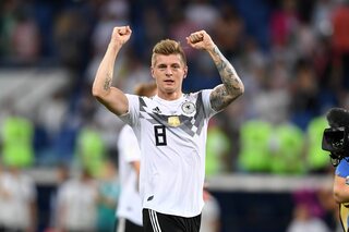 Toni Kroos a inscrit un coup franc décisif pour l'Allemagne au Mondial 2018
