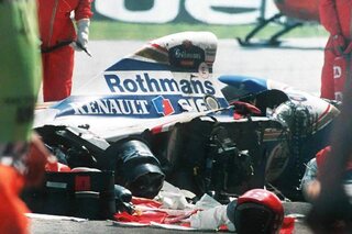 De crash van Ayrton Senna