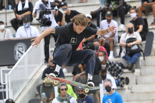 Axel Cruysberghs is 26 en woont in Los Angeles, het mekka van het skateboarden.