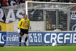 Jürgen Sierens tijdens de wedstrijd tegen Charleroi