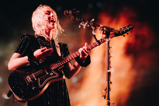 Phoebe Bridgers performs onstage at the Outdoor Theatre during the 2022 Coachella festival
