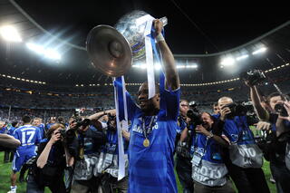 Didier Drogba remporte la Ligue des Champions 2012 avec Chelsea