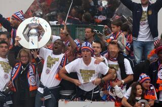 Montpellier won de Franse titel in 2012.