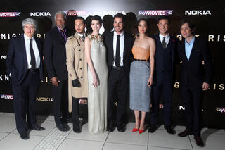 Cillian Murphy et Tom Hardy à l'avant-première de 'The Dark Knight Rises' avec les autres membres du casting