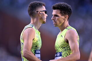 Kevin et Jonathan Borlée à Paris