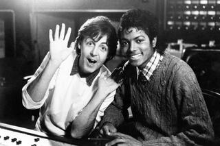 Paul McCartney et Michael Jackson