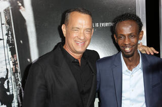 Barkhad Abdi en Tom Hanks