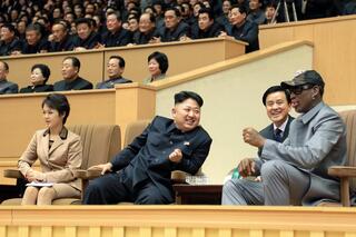 Rodman en Kim Jong-Un