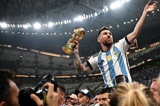 Messi won de wereldtitel.