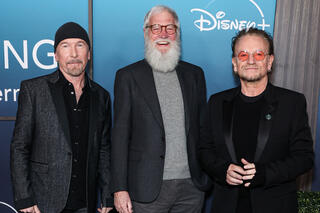 The Edge, Letterman, Bono