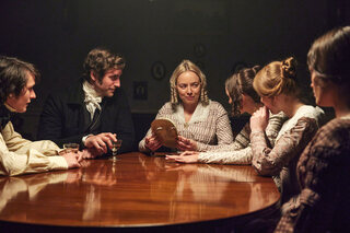 OLIVER JACKSON-COHEN and EMMA MACKEY in EMILY (2022), directed by FRANCES O'CONNOR.