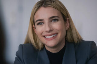 Emma Roberts dans American Horror Story aux côtés de Kim Kardashian