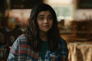 Iman Vellani dans le rôle de Kamala Khan dans 'The Marvels'