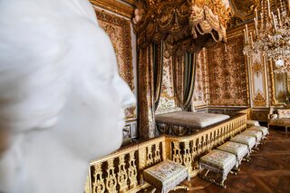 Beeld van Marie Antoinette in Versailles