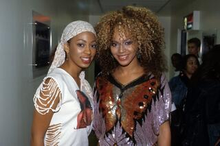 De zussen Solange Knowles en Beyoncé