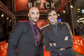 Adil El Arbi et Bilall Fallah pour la première de 'Black'