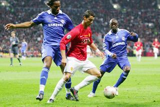 La finale de la Ligue des champions 2008 entre Manchester United et Chelsea