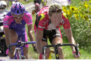 Rik Verbrugghe 2001 Tour de France Pau lunettes