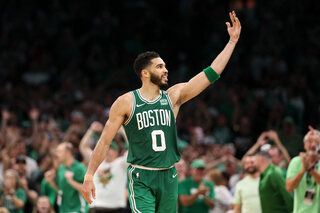 Jayson Tatum avec les Boston Celtics en NBA