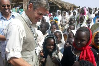 Clooney in Darfur