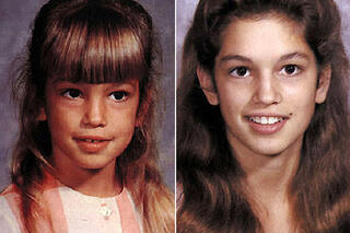 Cindy Crawford kindertijd