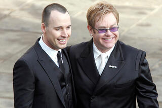 Elton John en David Furnish