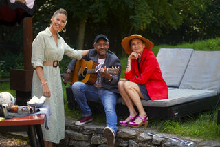 Sandy Heribert reçoit Édouard Montoute et Caroline Loeb