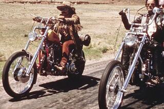 Peter Fonda en Dennis Hopper in 'Easy Rider'
