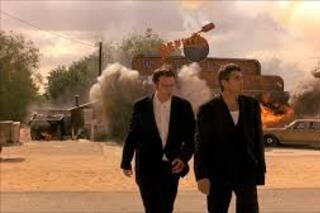 Quentin Tarantino en George Clooney in 'From Dusk till Dawn'
