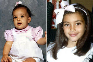 Kim Kardashian kindertijd