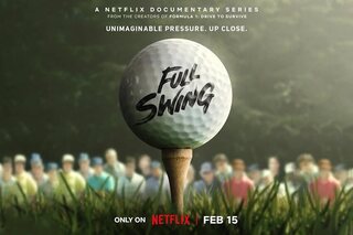 De affiche van de Netflix-serie 'Full Swing'