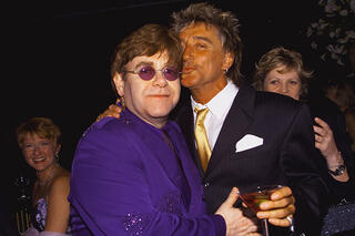 Elton John en Rod Stewart