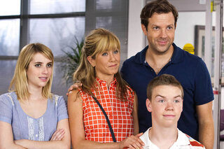 We're The Millers cast: Jennifer Aniston, Jason Sudeikis, Emma Roberts, Will Poulter