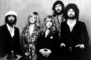 Fleetwood Mac, avec John Mcvie, Christine Mcvie, Stevie Nicks, Mick Fleetwood et Lindsey Buckingham..