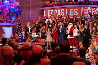 Nagui dans l'édition de Noël "N'oubliez pas les enfants".