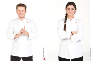 Les candidats de la douzième saison de Top Chef, dont un belge, Mathieu Vande Velde, et Charline Stengel, gagnante d'Objectif Top Chef.