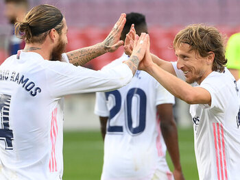 Sergio Ramos en Luka Modric