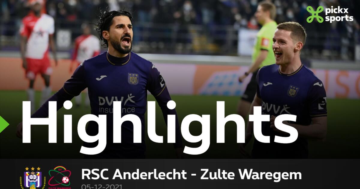Journée 17 Anderlecht - SV Zulte Waregem (3-2)