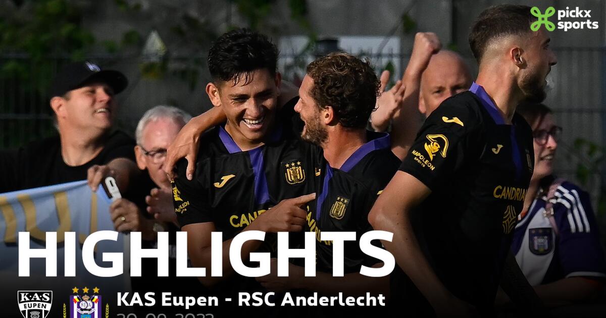 HIGHLIGHTS: RSC Anderlecht - Eupen