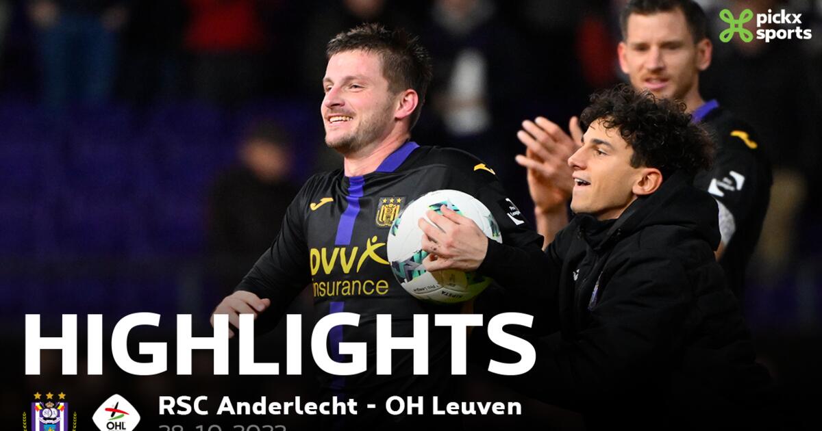 HIGHLIGHTS: RSC Anderlecht - OH Leuven
