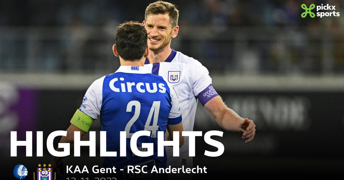 HIGHLIGHTS: KAA Gent - RSC Anderlecht