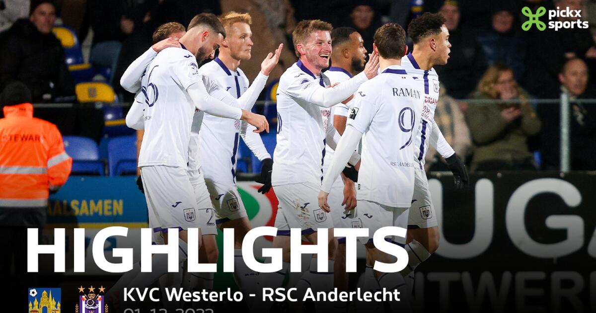 HIGHLIGHTS: Westerlo - RSC Anderlecht