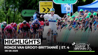 Wiebes heerst in de sprint, Wollaston pakt de eindzege in de Ronde van Groot-Brittannië